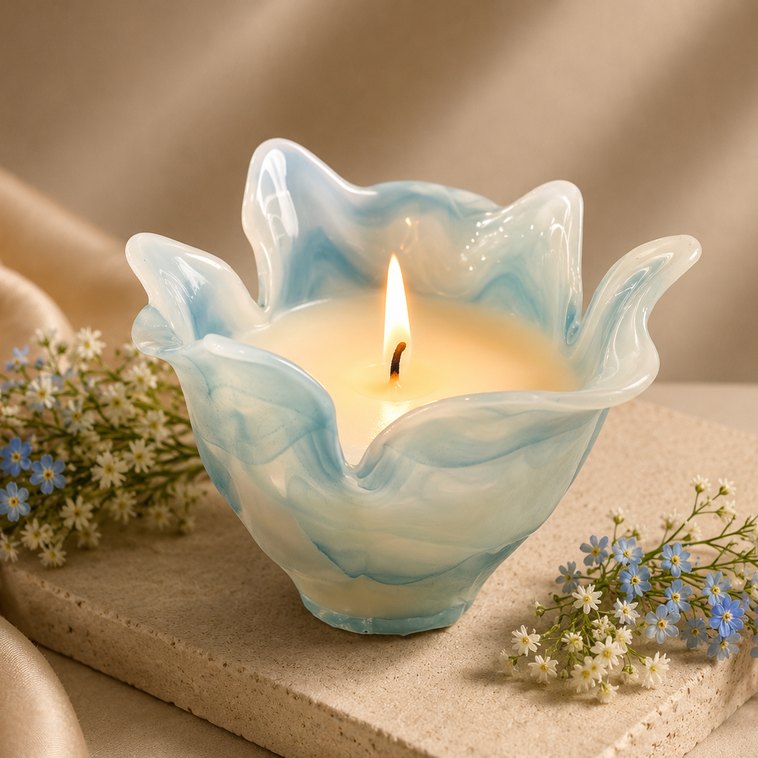 Murano Ondina candle