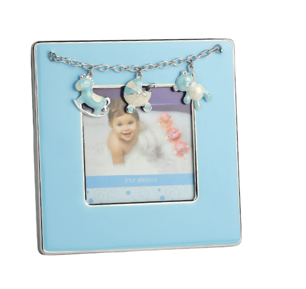 BABY PHOTO FRAME BLUE