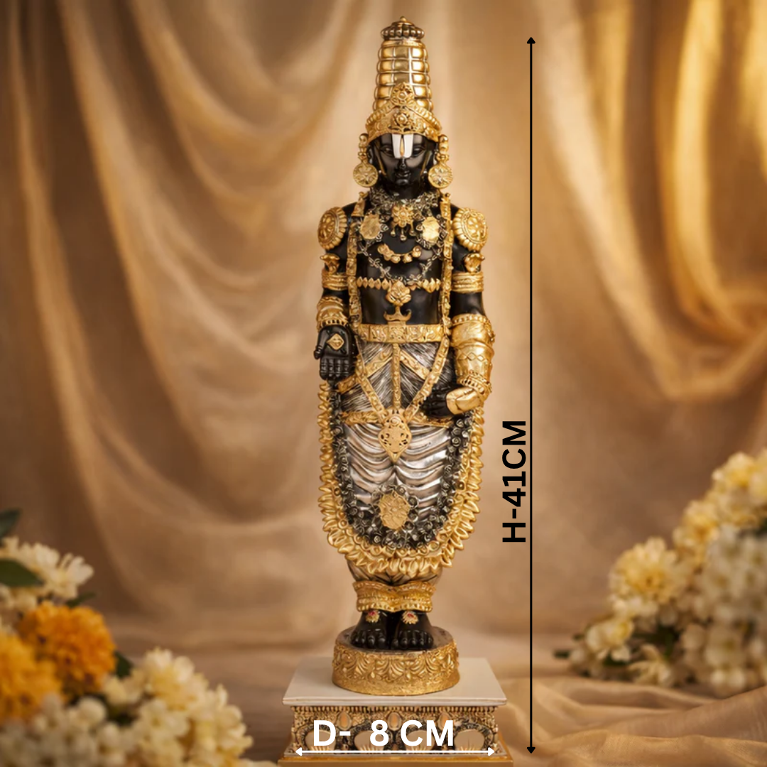 Balaji Maharaj Black Gold Heritage Idol
