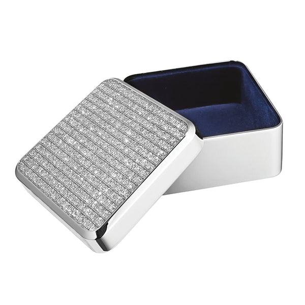 Jewellery Box (Square Shape) Silver