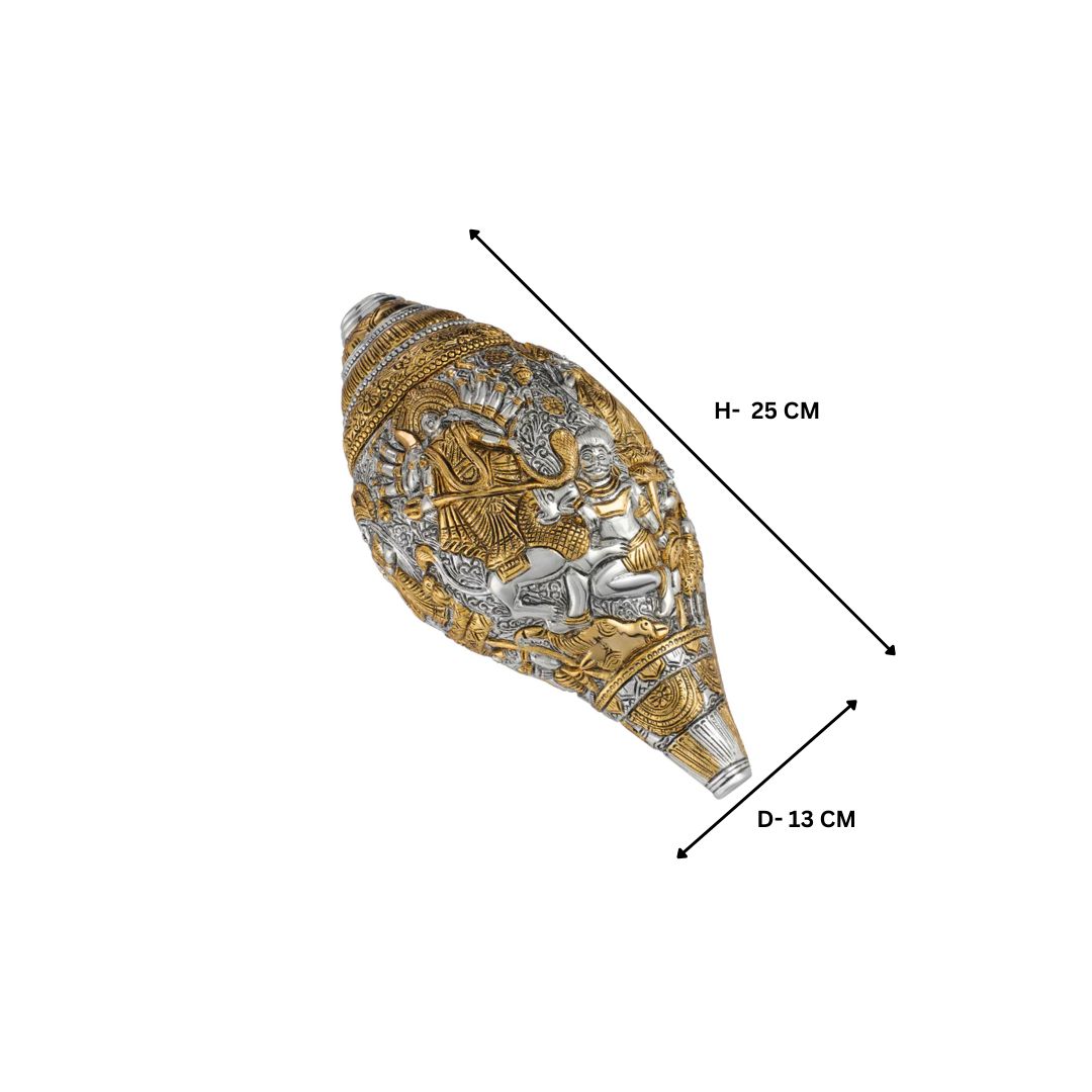 Adhishakti Durga Shankh Dual Tone