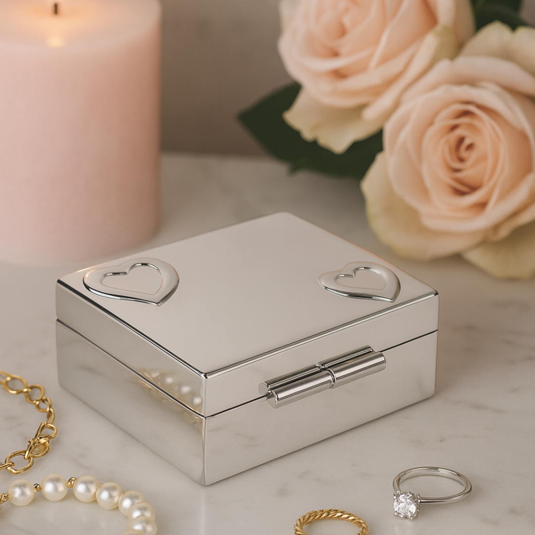 Lockable Gift Box Silver