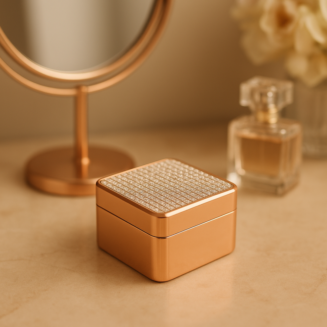 Jewellery Box (Square Shape) rose gold
