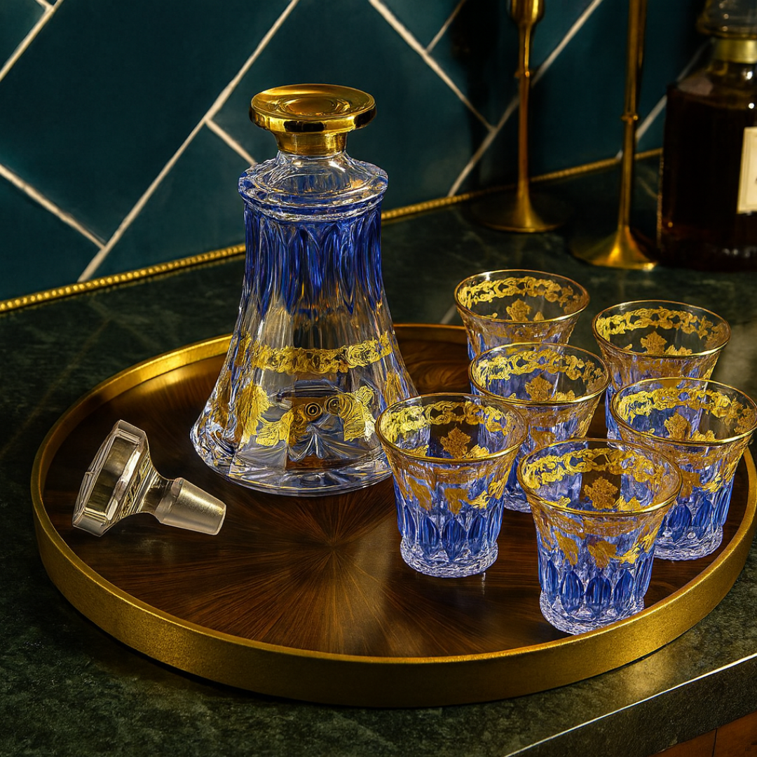 7 Pcs whisky set- Blue