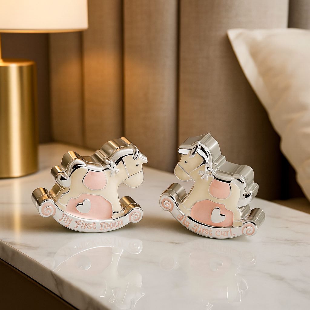 Rocking Horse Tooth & Curl Box Pink