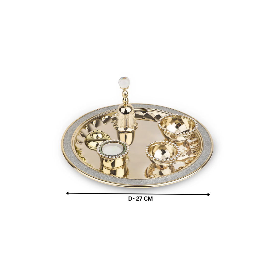 Puja Thal Gold