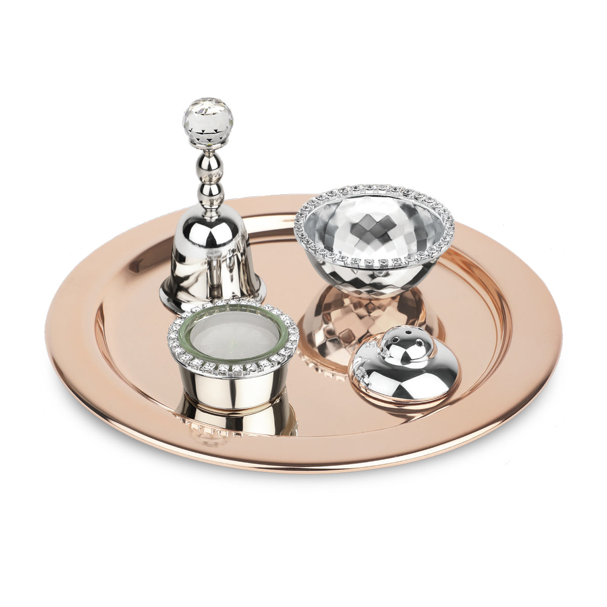 Puja Thal- Rose Gold