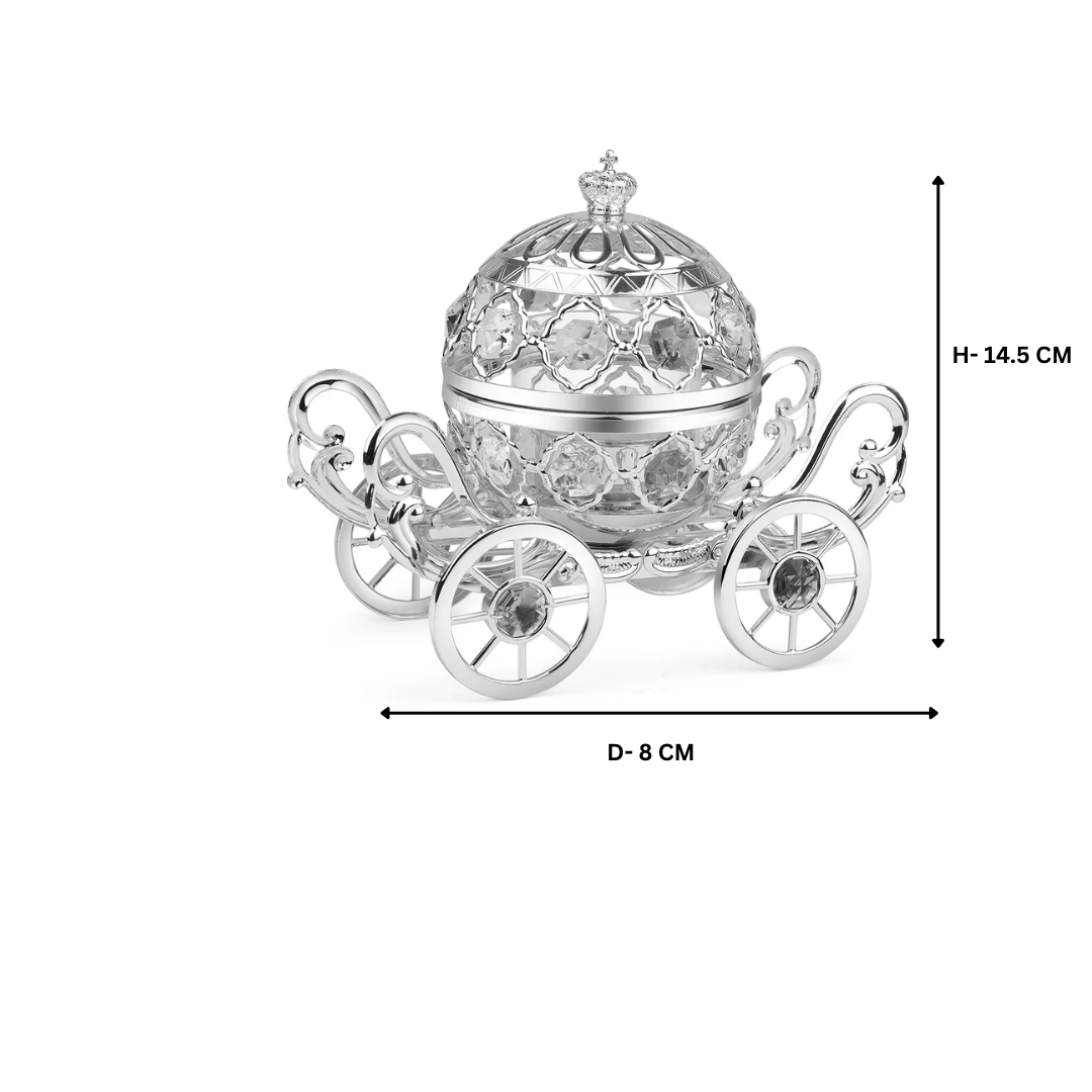 Wagon Tea Light Clear Crystal