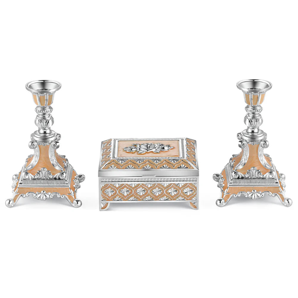 Set of 2 Candle stand + jewellery box