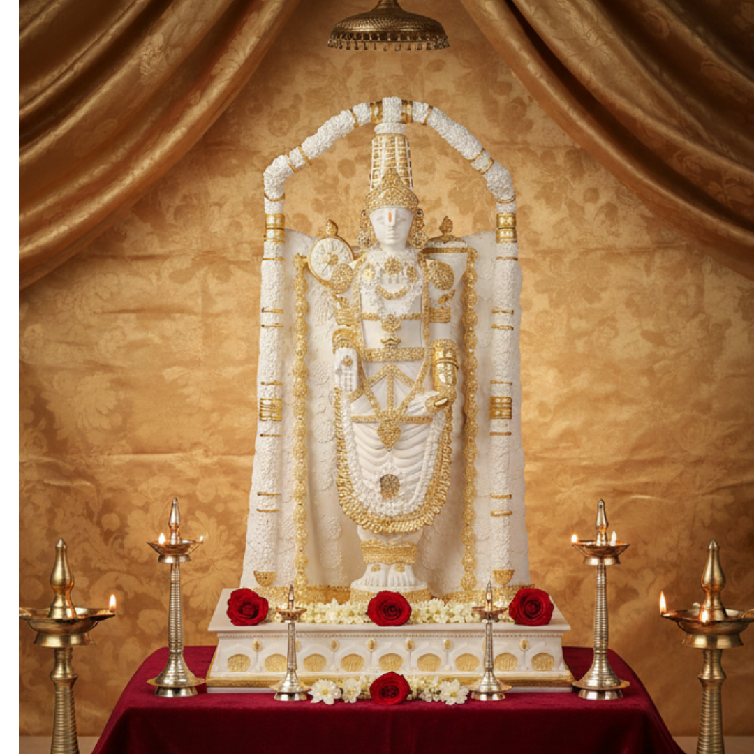 Balaji (41.5 cm)- White