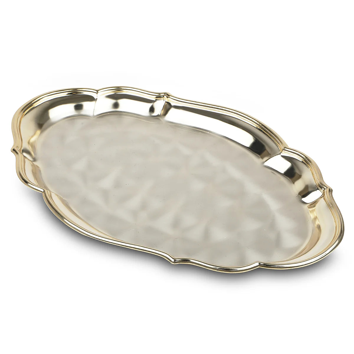Oval Cutwork Design Tray