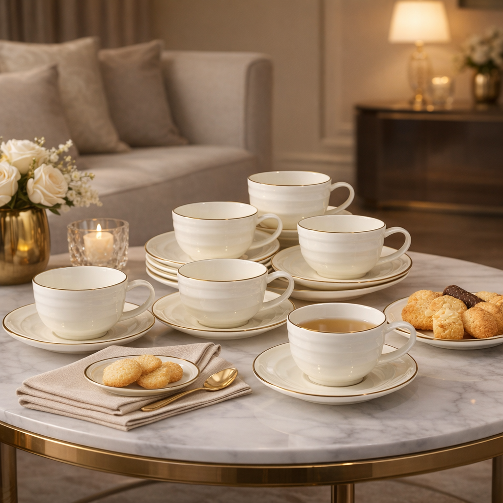 The Serenity 12 Pcs Tea Set