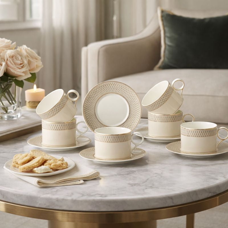 Minimal Magestic 12pcs Tea Set