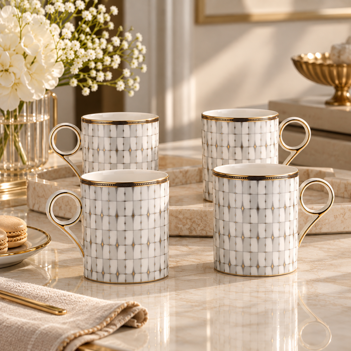 Majestic Weave 4pcs Mug Set