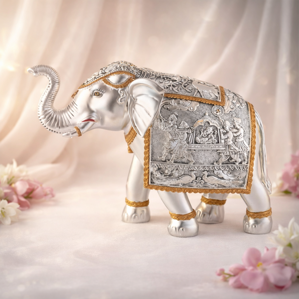 Silver Elephant Jumbo Size