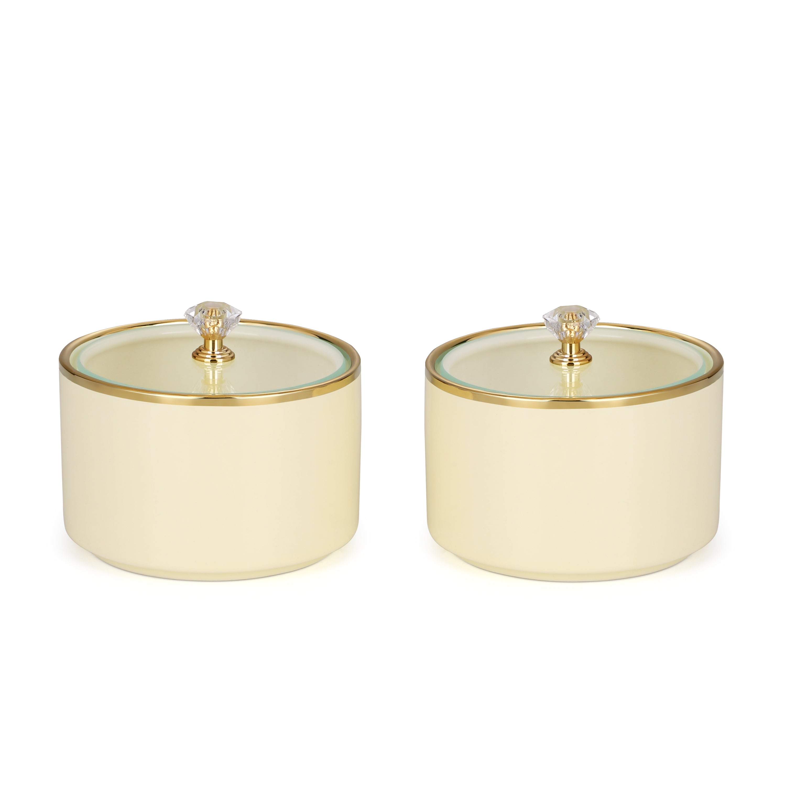 Set of 2 Bowls with Lids