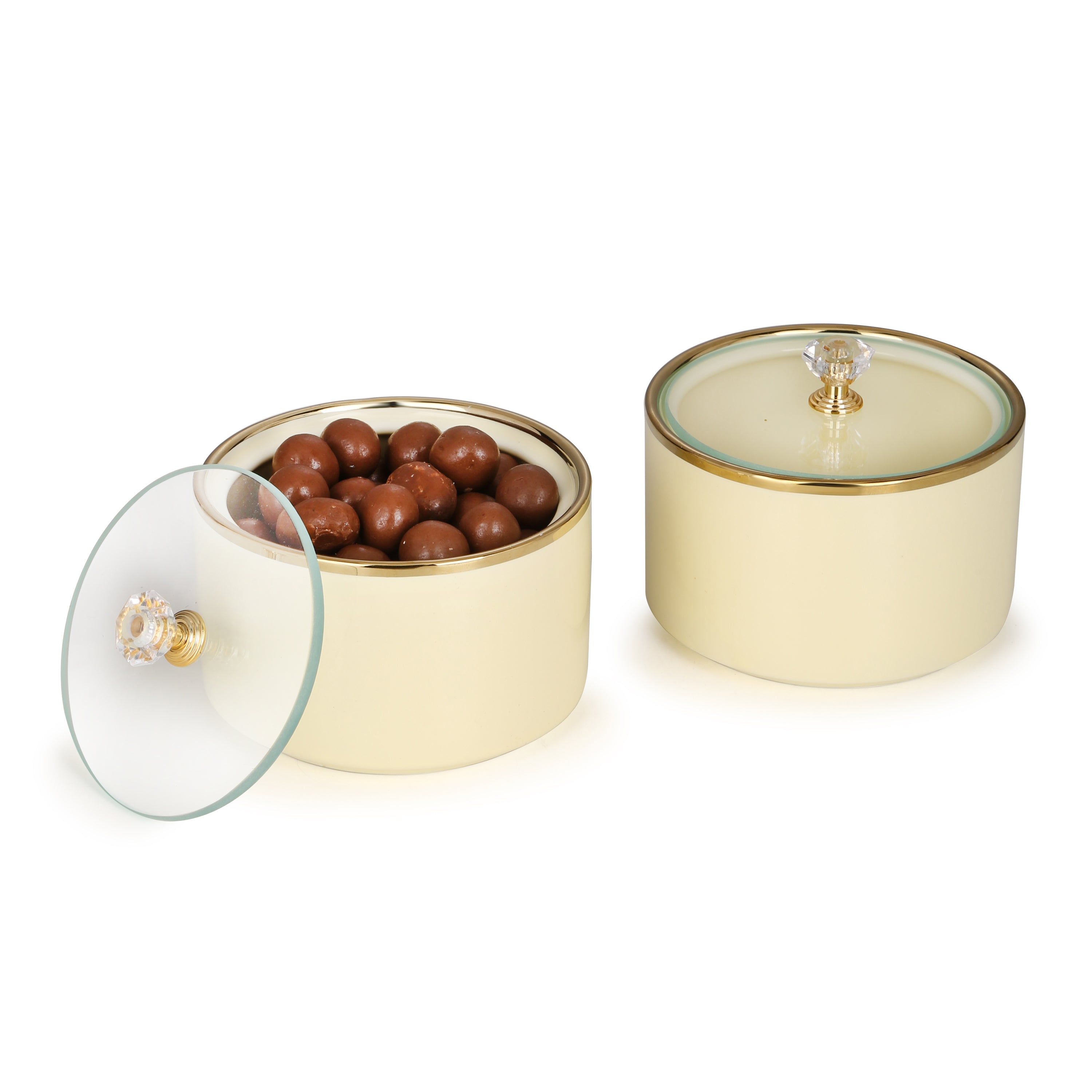 Set of 2 Bowls with Lids