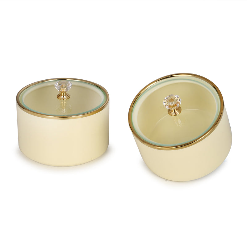 Set of 2 Bowls with Lids