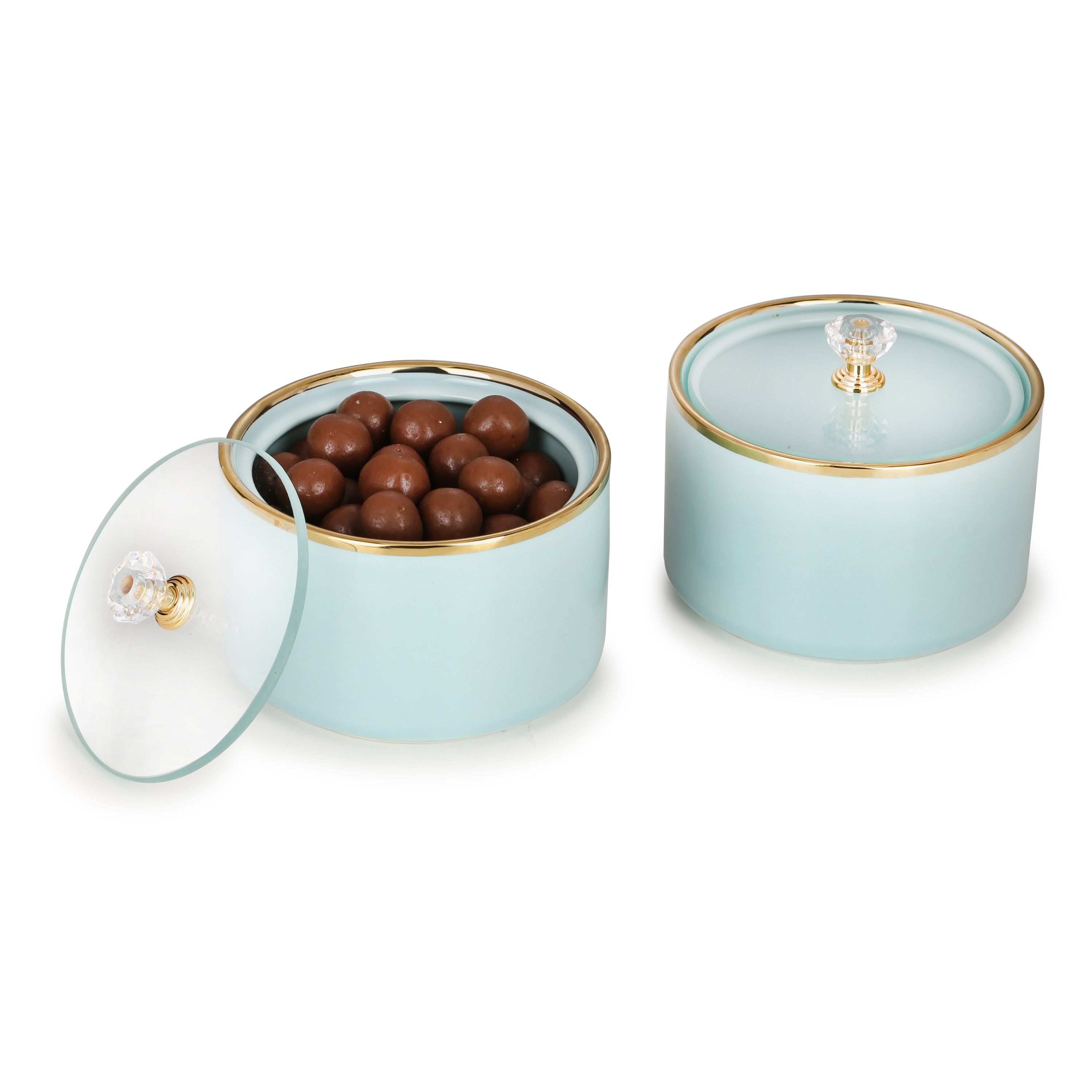 Set of 2 Bowls with Lids