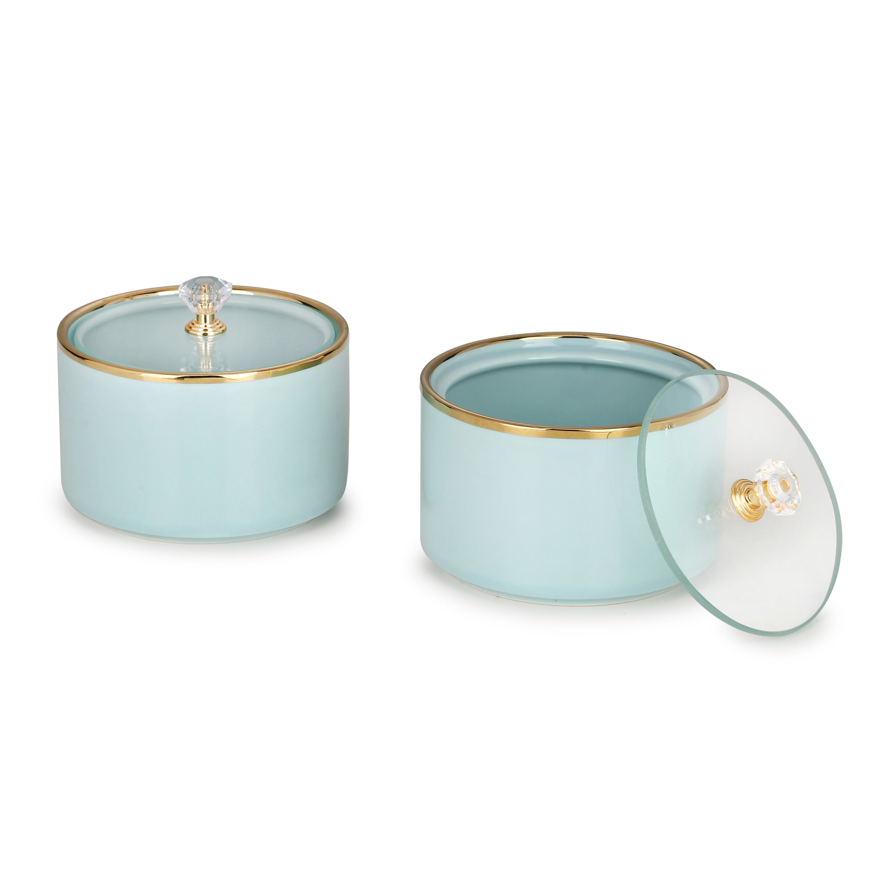 Set of 2 Bowls with Lids
