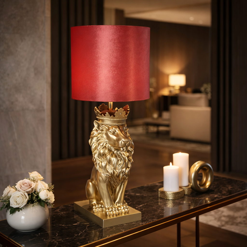 Lion Lamp (H-58.3CM)
