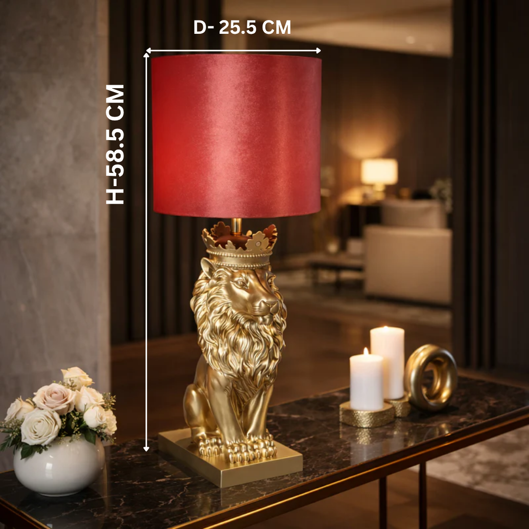 Lion Lamp (H-58.3CM)