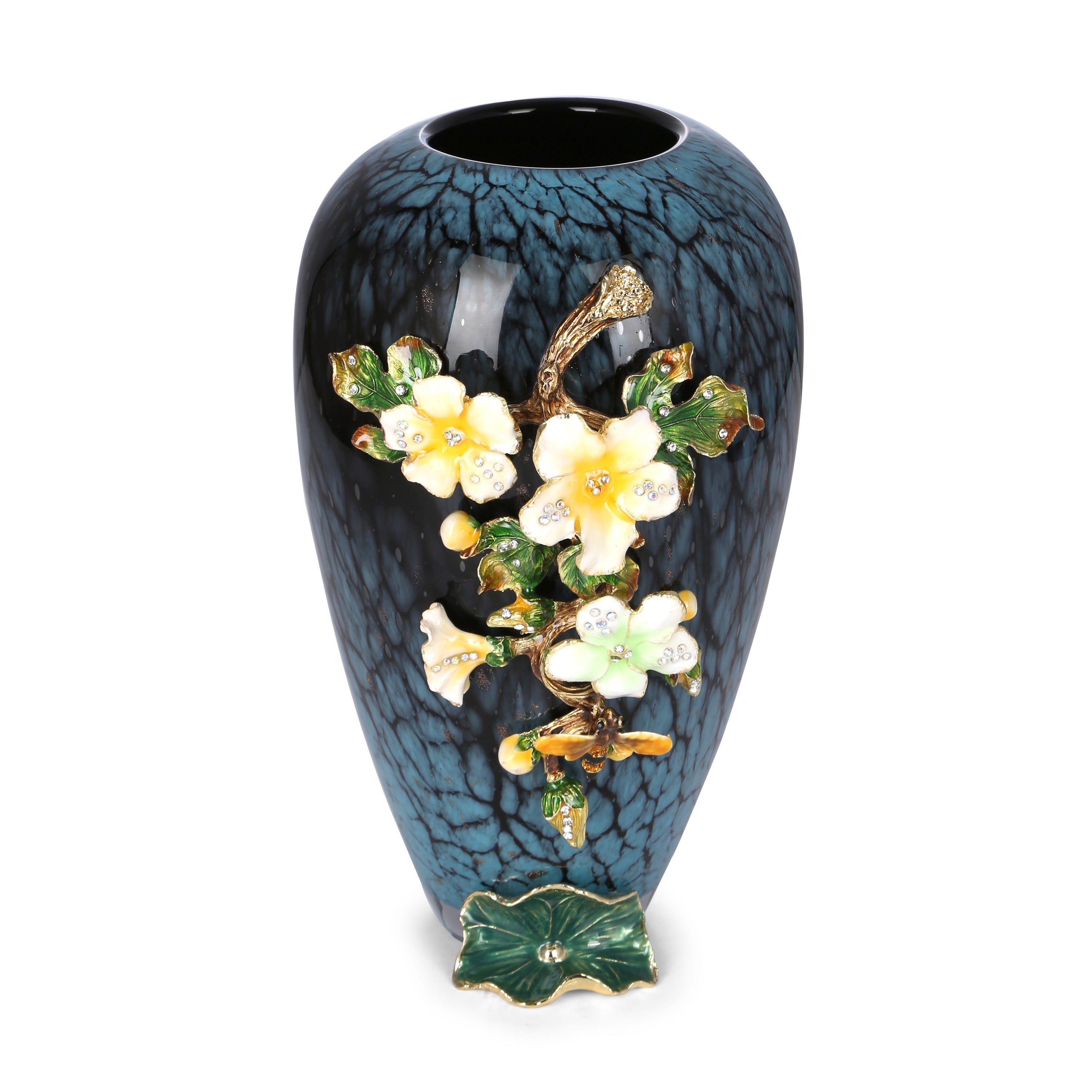 The Midnight Blue Vase   (M) (H-27CM)