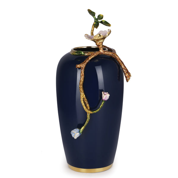 Meraki Blue Desiger Vase (L)