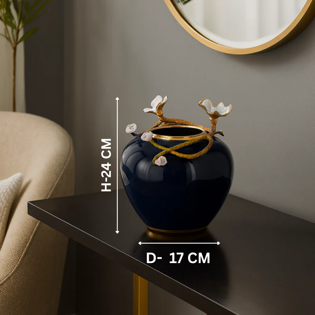 Meraki Blue Desiger Vase