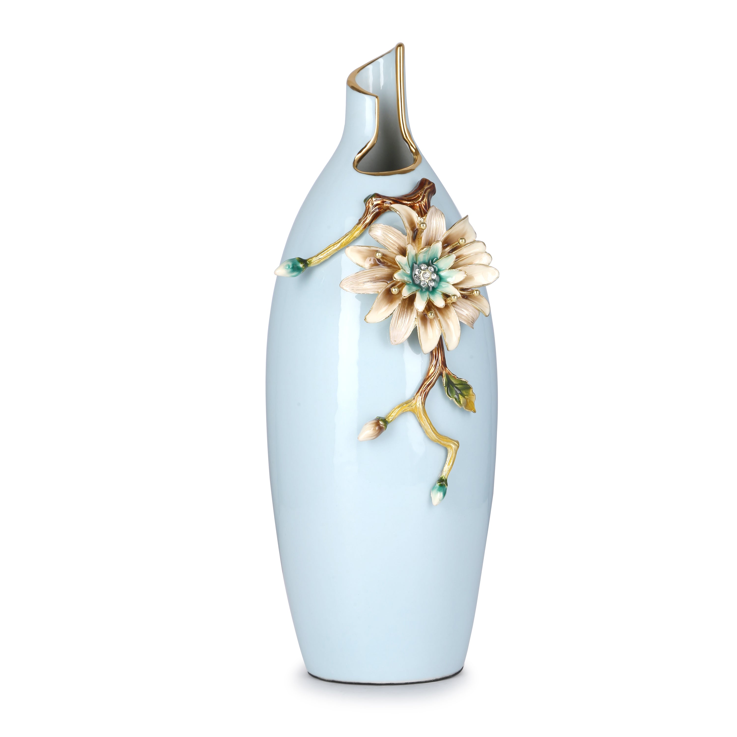 Pastel Blue Vase Large