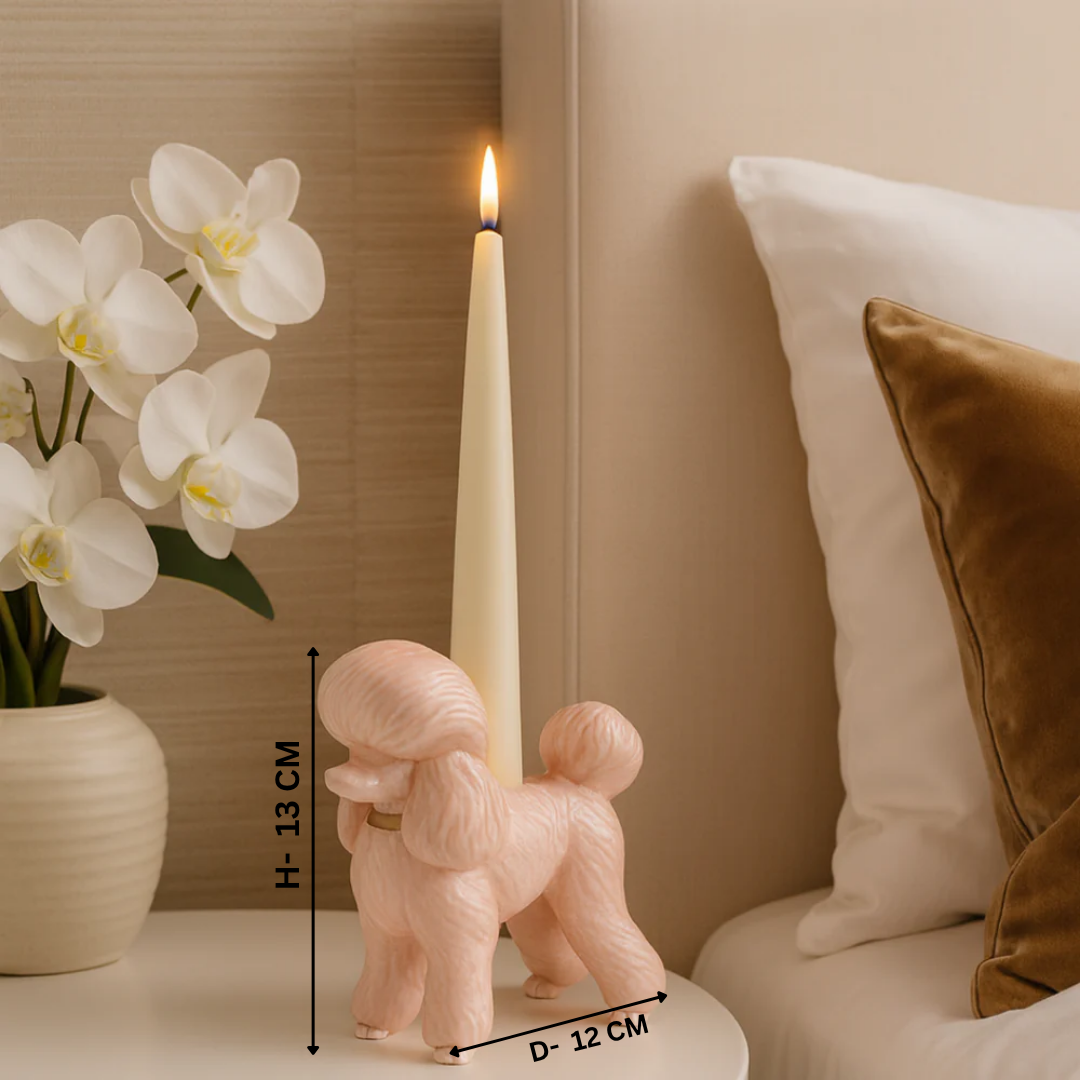 Poodle Candle Holder