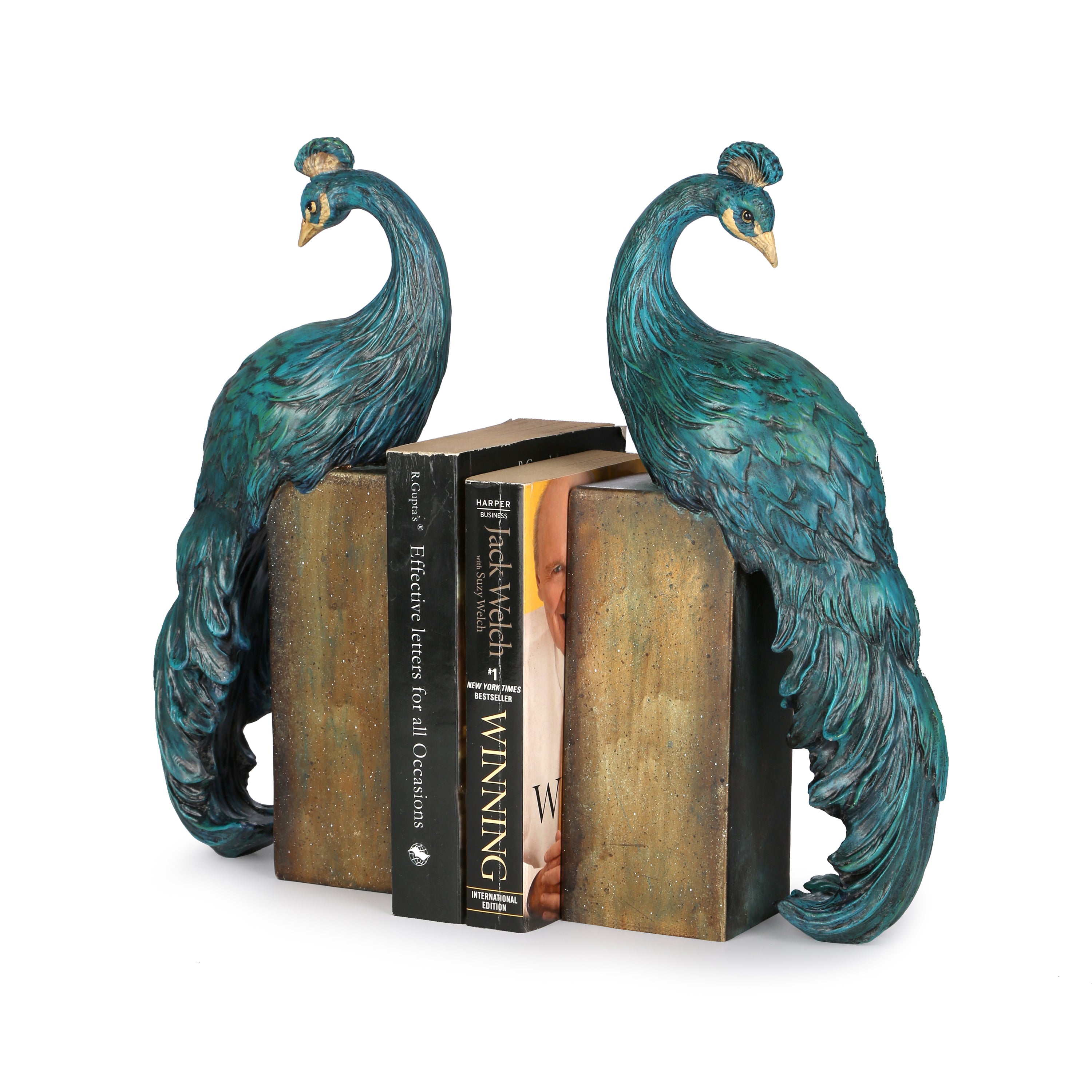 Peacock Bookend (H-30.3CM