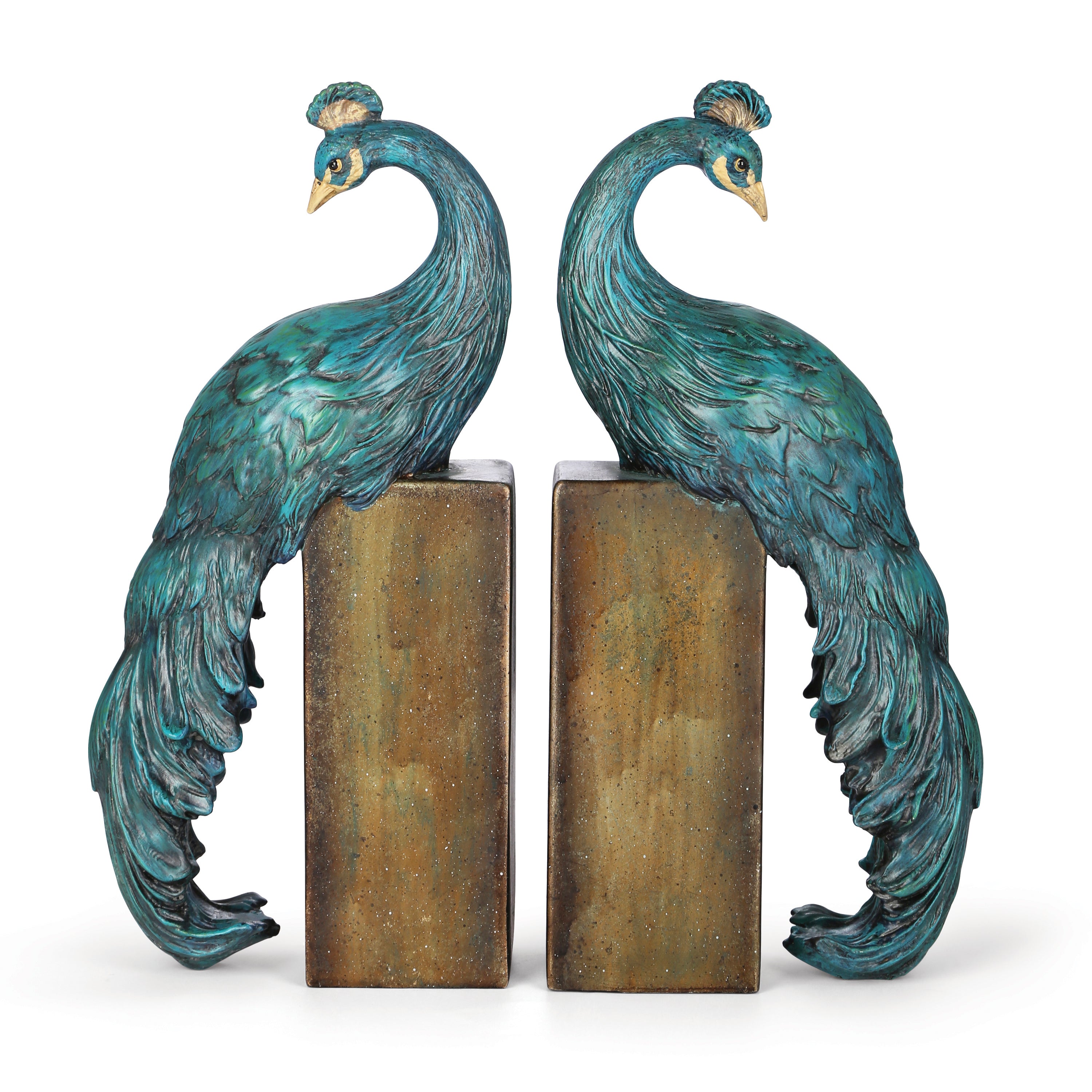 Peacock Bookend (H-30.3CM