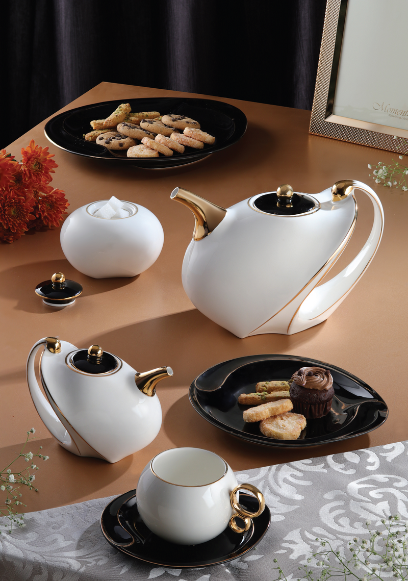 Luxury Tea set Black