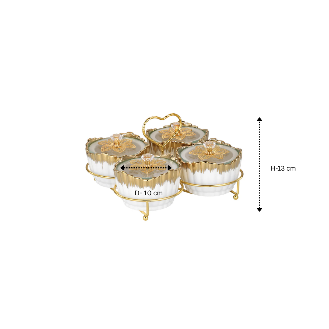 Set of 4 Elight Quad Set White