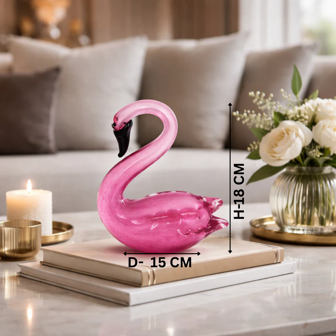 Crystal Rosé Curve Flamingo