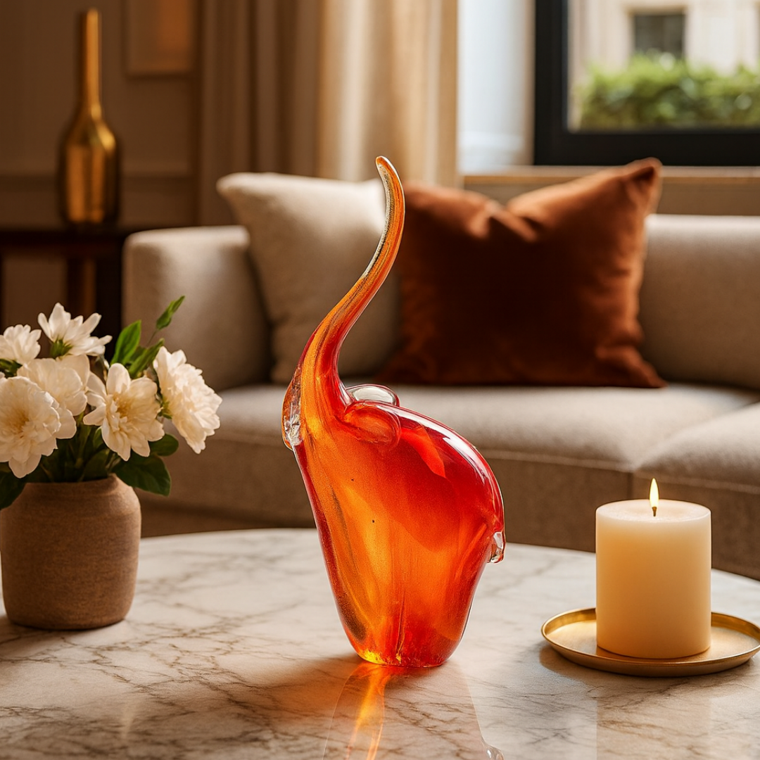 Crystal Elephant Majestic Lift