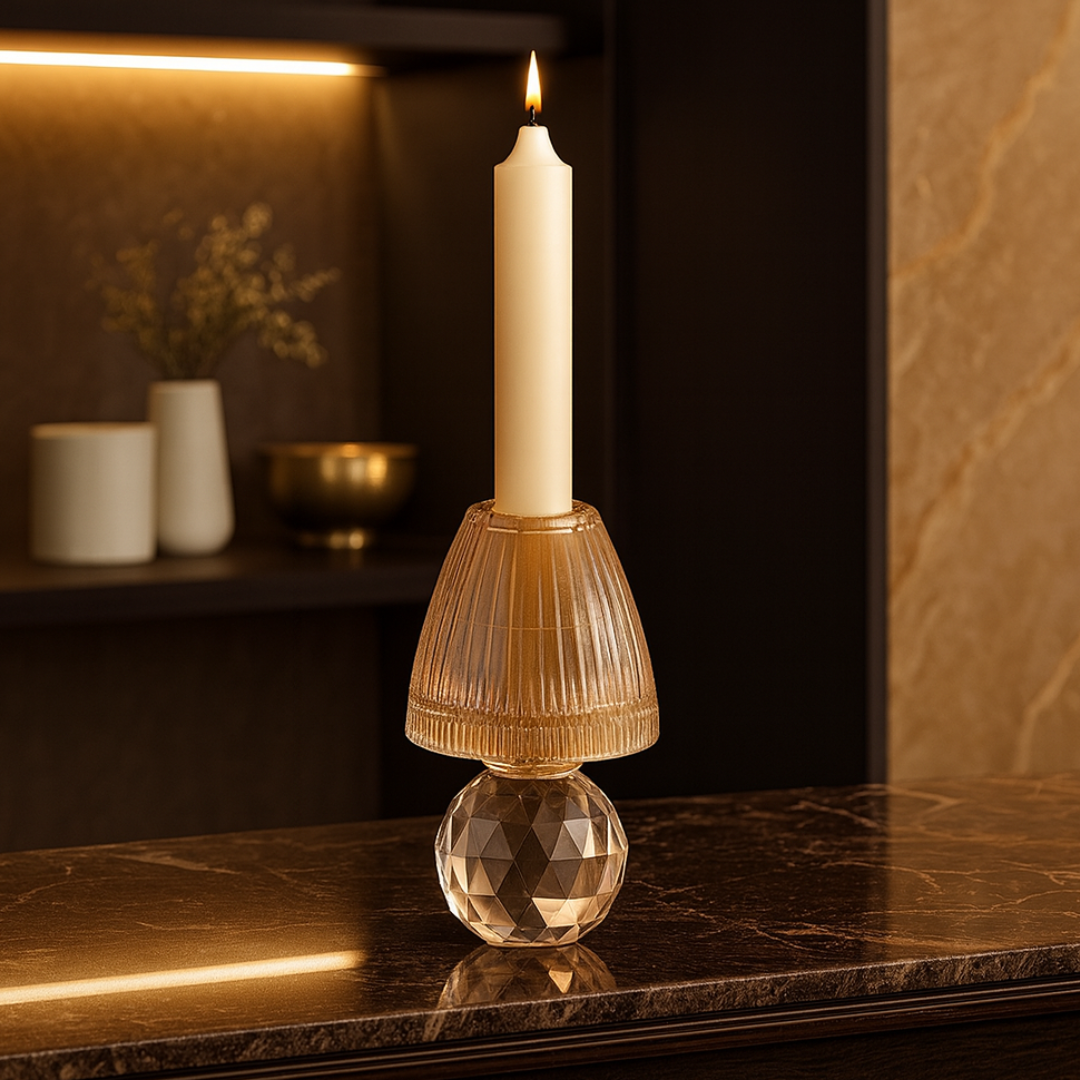 Crystal Candle Holder