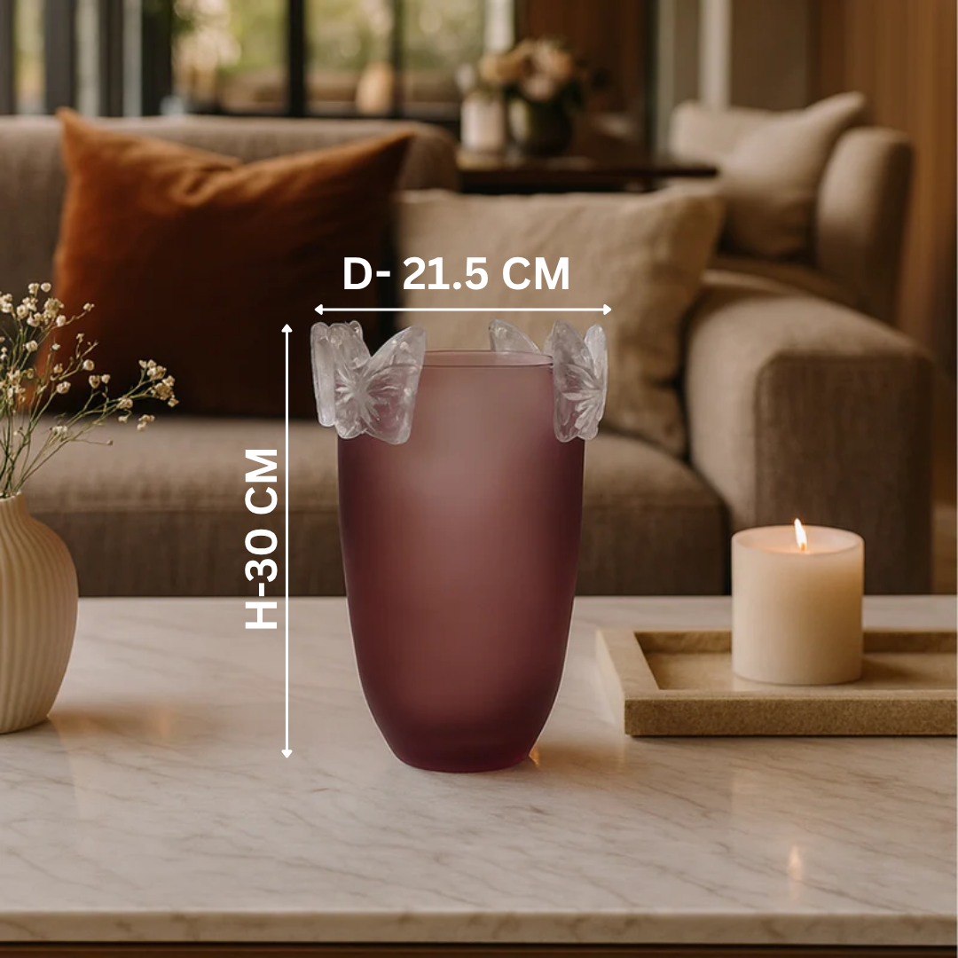 Papillon Velvet Vase