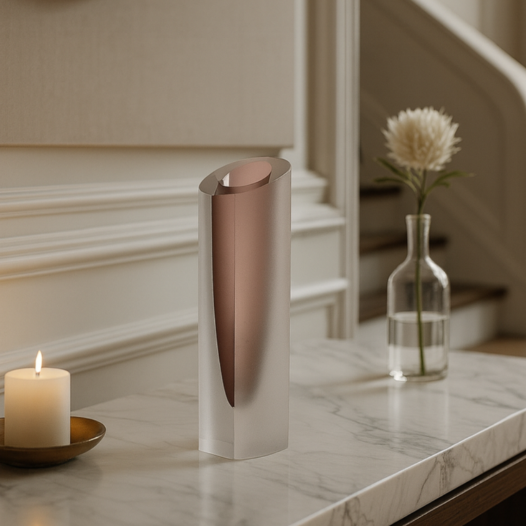 Crystal Mist Vase Purple Small