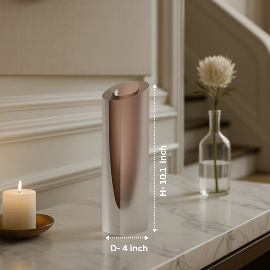 Crystal Mist Vase Purple Small