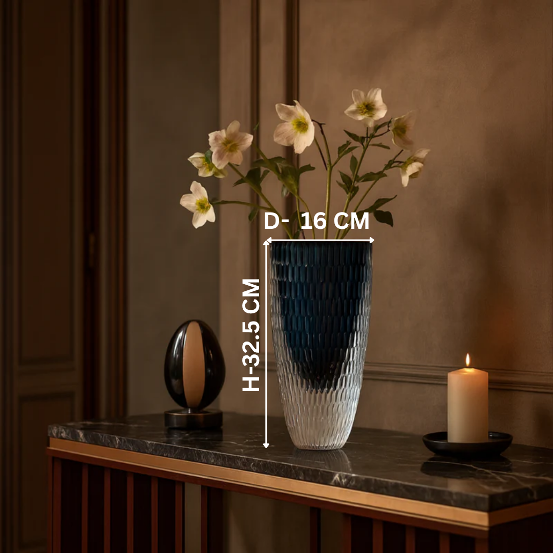 Crystal Frosted Vase