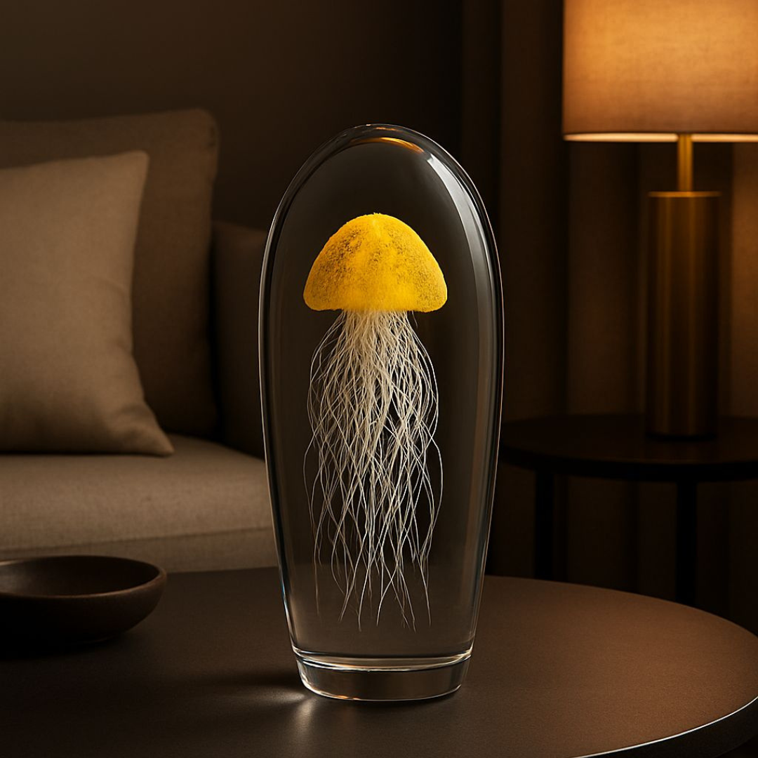 Crystal Jellyfish Bloom Yellow
