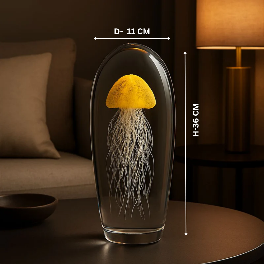 Crystal Jellyfish Bloom Yellow