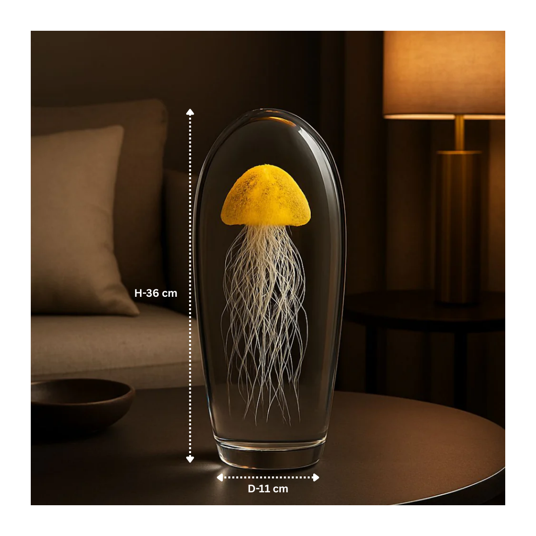 Crystal Jellyfish Bloom Yellow