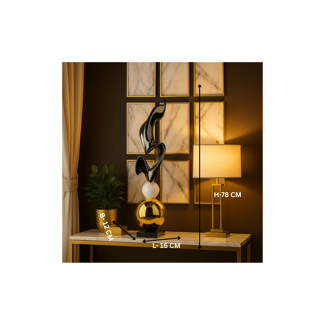 Abstract Sculpture on Sphere