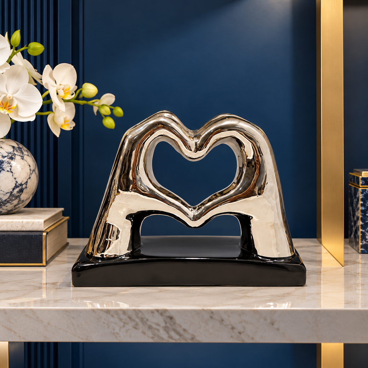 Heart Gesture Hand Sculpture