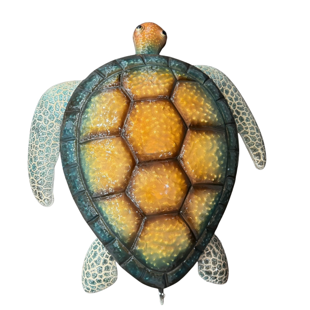 Coastal turtle wall decor