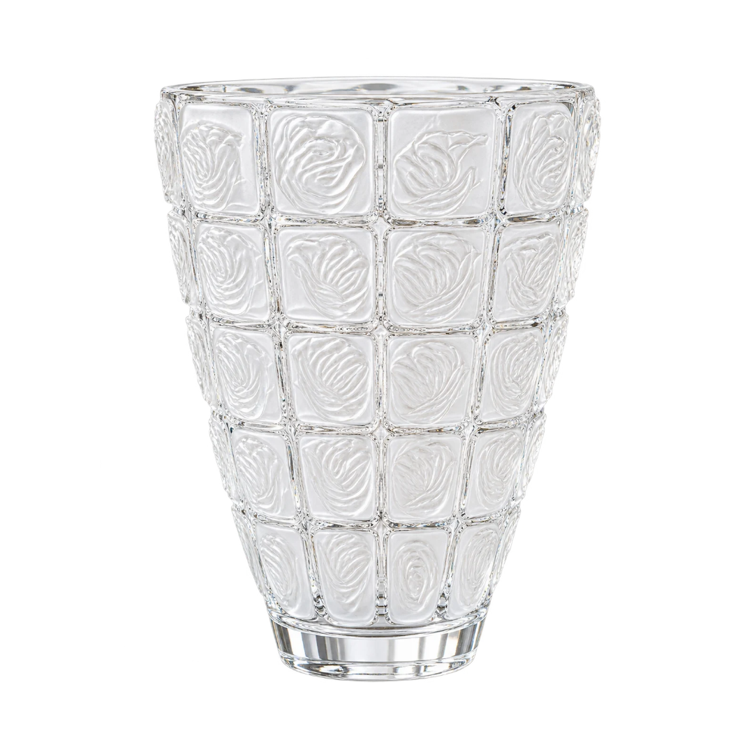 Crystal Mosaic Frosted Vase