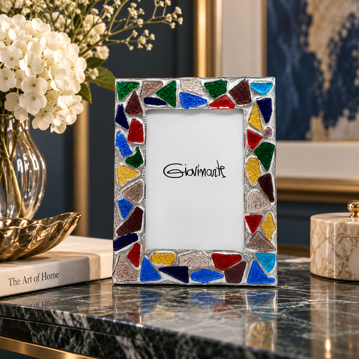 Venetian mosaic photo frame